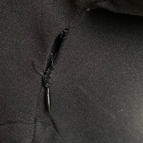 IRO Black IMANY Short Sleeve Dress with Lace Up Back - Picture 7 of 10